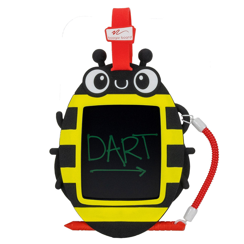 Sketch Pals™ Doodle Board - Dart the Bee front view with writing on screen