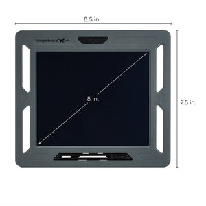 Re-Write™ Kids Writing Tablet front view showing dimensions of screen and board