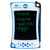 Jot™ Pocket Writing Tablet Blue front view with writing on screen