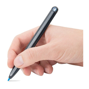 Hand holding a Jot™ Stylus with blue tip
